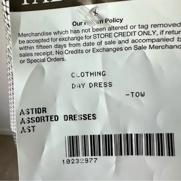 NWT Vintage TALK OF THE WALK Sleeveless Contrast Shift Day Dress—SZ. Medium - Picture 4 of 15